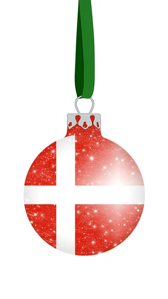 Christmas ball Danmark — Stockfoto