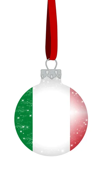 Christmas ball - Italy — Stock Photo, Image