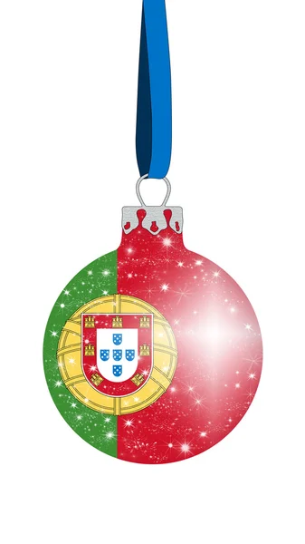 Christmas ball - Portugal — Stock Photo, Image