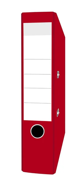 Ring binder - red — Stock Photo, Image