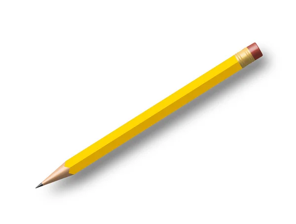 Yellow pencil — Stock Photo, Image