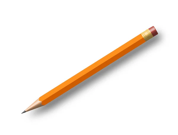 Orange pencil — Stock Photo, Image