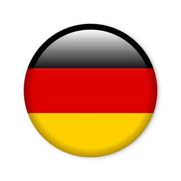 Germany - glossy button with flag — Stock Photo, Image