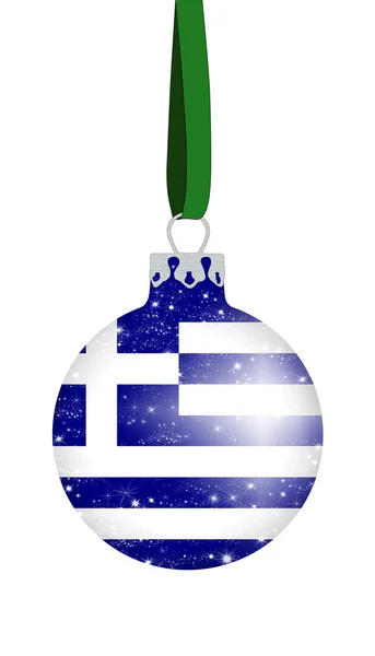Bola de Natal - Grécia — Fotografia de Stock