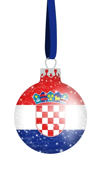 Christmas ball - Croatia — Stock Photo, Image