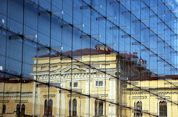 Parete di vetro — Foto Stock