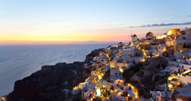 Oia Köyü santorini Adası - Yunanistan