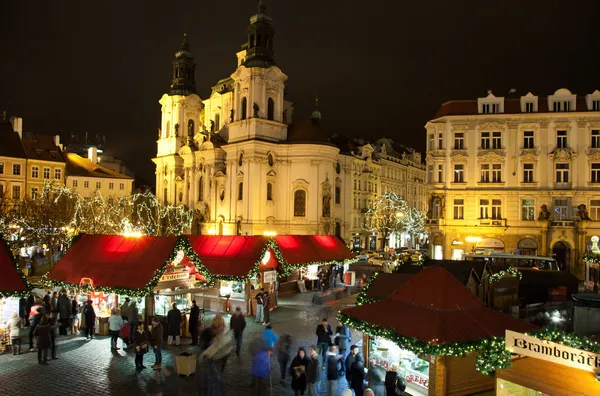 Christmas in Oldtown square — Stock Photo, Image