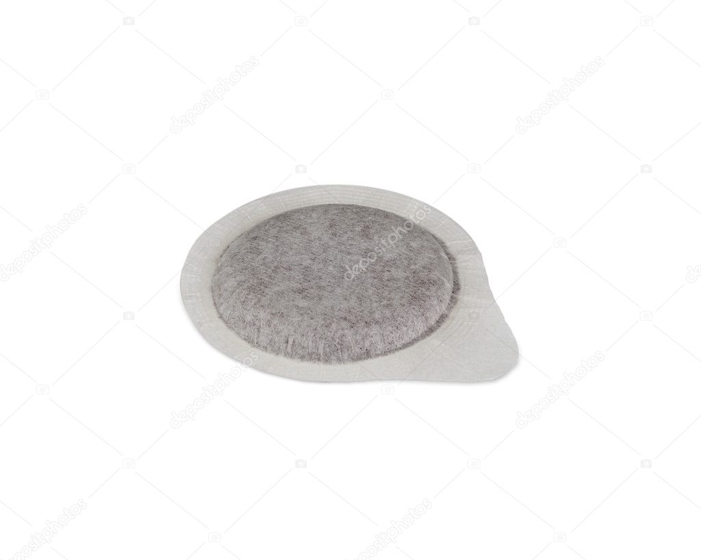 Coffee pods on white Backgrounds