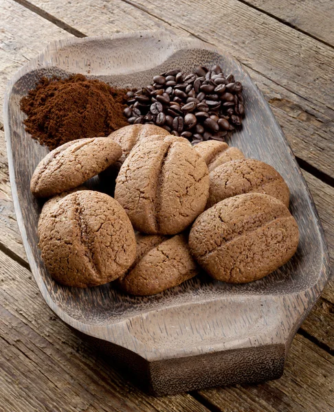 Кофе печенье — стоковое фото