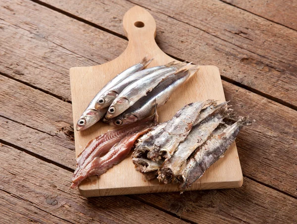 Marinated anchovies — Stock Photo, Image