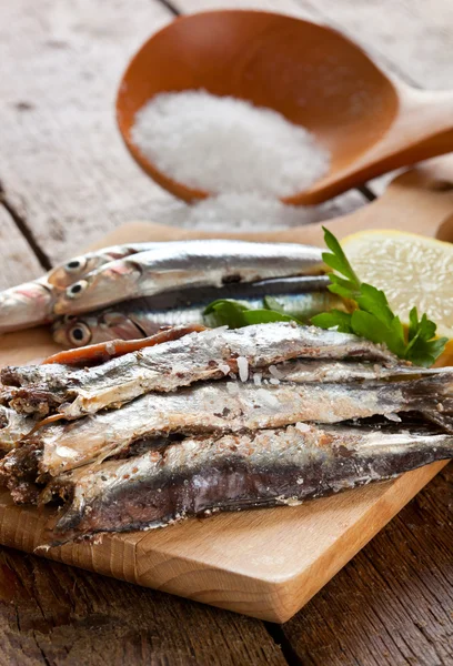 Marinated anchovies — Stock Photo, Image