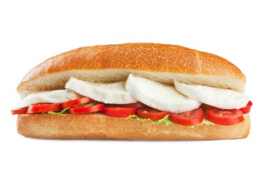 Mozzarella peyniri ile sandviç