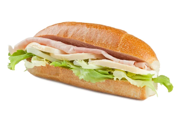 Sandwich with ham — Stock Photo, Image