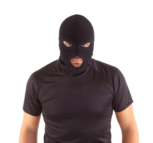 Robber with masked — Stock Photo, Image