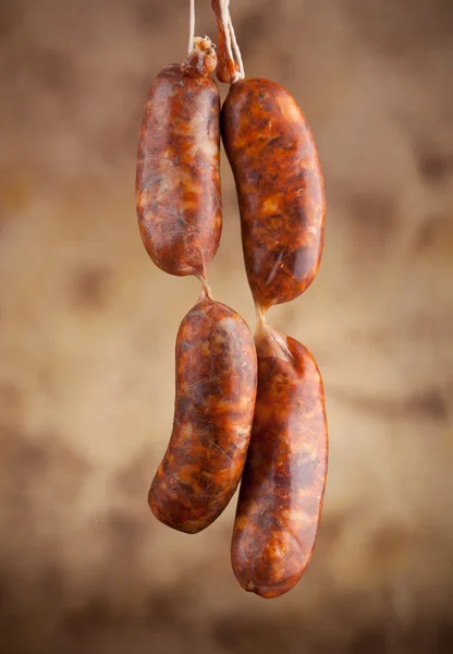 Raw sausage — Stock Photo, Image