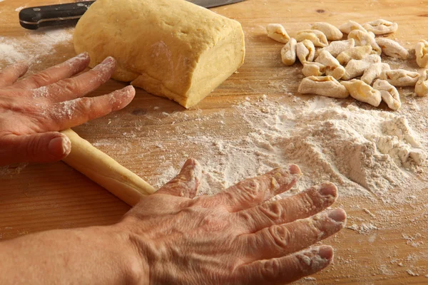 Homemade gnocchi — Stock Photo, Image