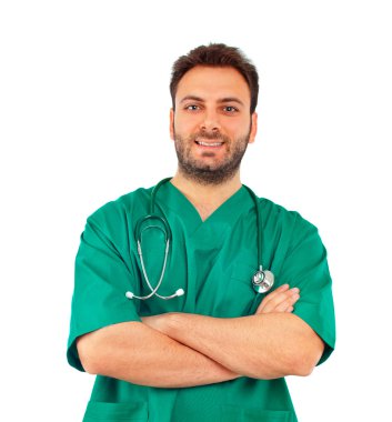 yakışıklı genç bir doktor