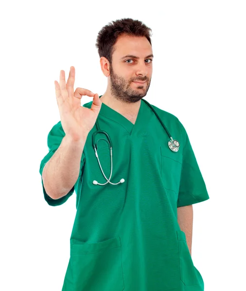 Handsome young doctor — Stock Photo, Image