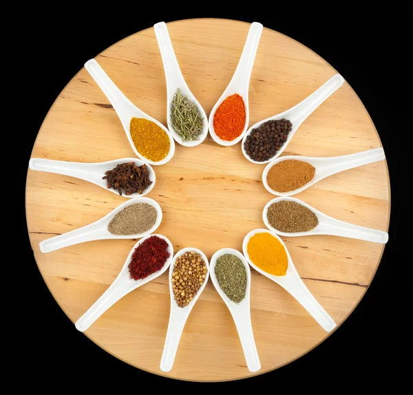 Twelve spices — Stock Photo, Image