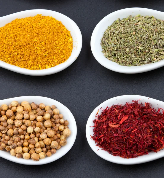 Four spices — Stock Photo, Image