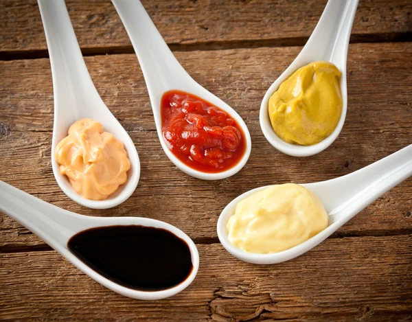 Sauces mixed — Stock Photo, Image