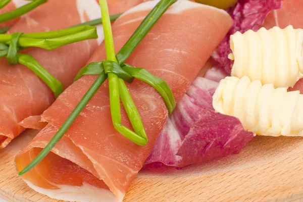 Raw ham — Stock Photo, Image