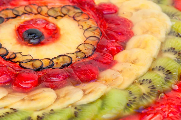 Świeże owoce, ciasto — Zdjęcie stockowe
