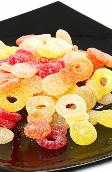 Смешанные разноцветные конфеты — стоковое фото
