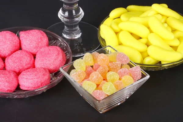 Vegyes színes zselés cukorka — Stock Fotó