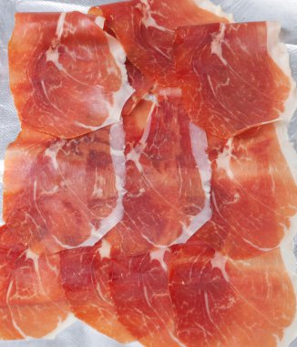 Prosciutto slices clipart