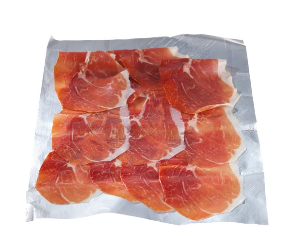 Prosciutto slices — Stock Photo, Image