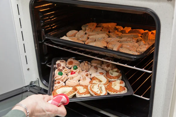 Włoskie ciasteczka cantucci — Zdjęcie stockowe