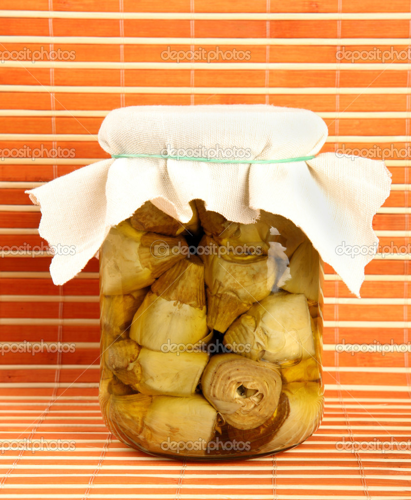 Jar artichokes in oil — Stock Photo © AntonioGravante 25092563