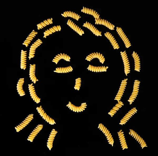 Face pasta — Stock Photo, Image