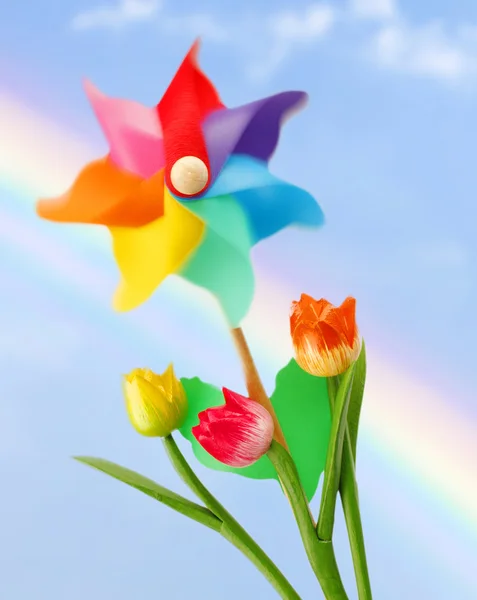 Colorful pinwheel — Stock Photo, Image