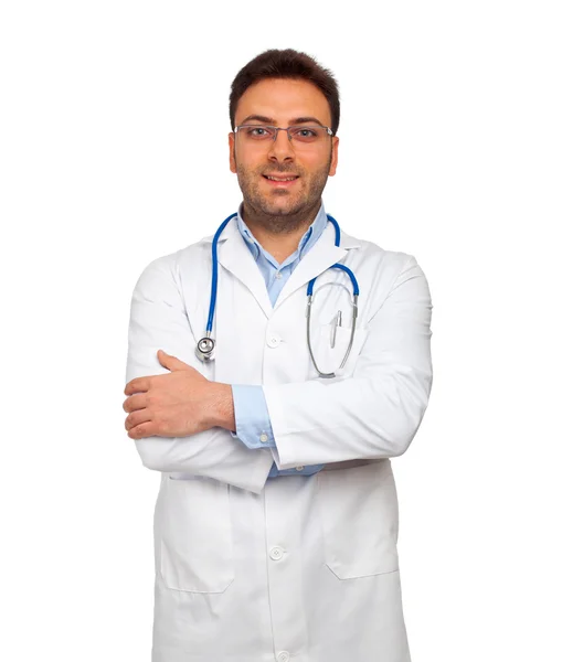Yakışıklı genç bir doktor — Stok fotoğraf