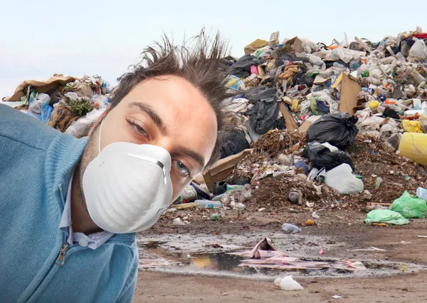 Toxische en vervuilde lucht — Stockfoto