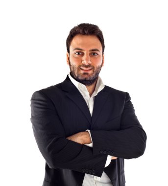 Yakışıklı bir gencin portresi.