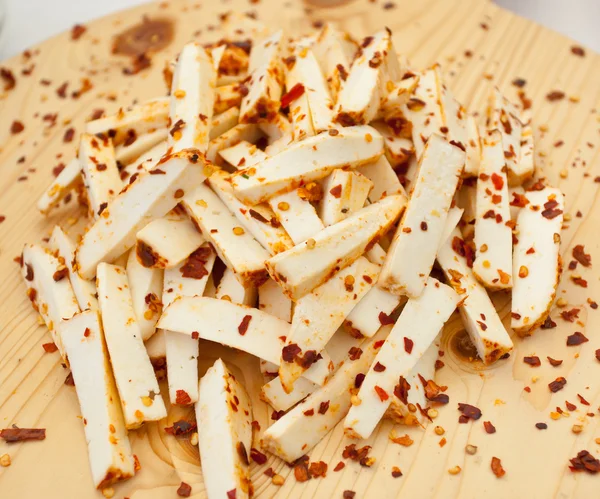 Fromage assaisonné au piment — Photo