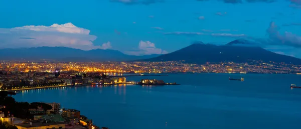 Naples by Night — Stock Photo, Image