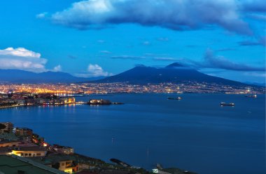 Naples by Night clipart