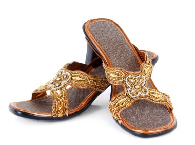 geleneksel Hint sandal çifti