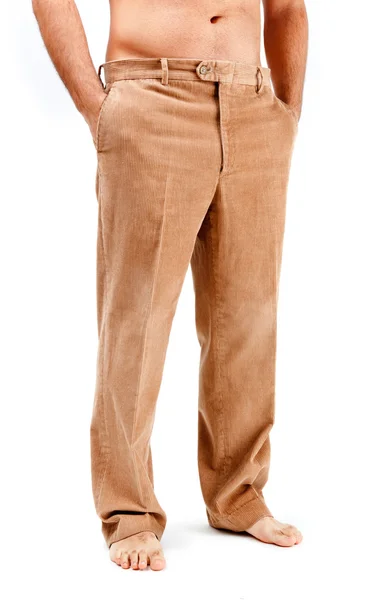 Corduroy trousers — Stock Photo, Image