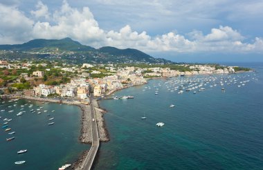 View of Ischia Ponte clipart