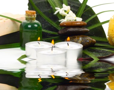 Yasemin çiçekleri ile spa'den aksesuarlar