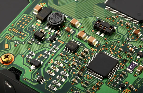 Computer micro circuit board — Stock Photo, Image