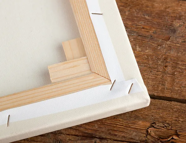 Macro of an artist canvas