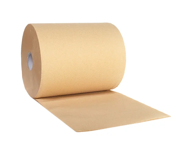 Рулон переработанной бумаги — стоковое фото