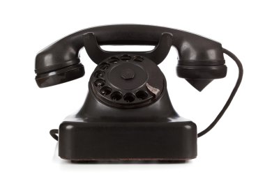 eski retro Bakalit telefon